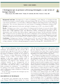 Cover page: Cholangioscopy in primary sclerosing cholangitis: a case series of benign features.