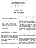 Cover page: A Preliminary P-Curve Meta-Analysis of Learned Categorical Perception Research