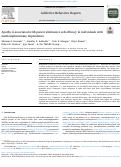 Cover page: Apathy is associated with poorer abstinence self-efficacy in individuals with methamphetamine dependence