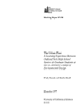 Cover page: The Urban Plan:&nbsp;<em>A Learning Experience Between Oakland Tech High School Seniors &amp; Graduate Students at the UC Berkeley College of Environmental Design</em>