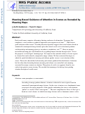 Cover page: Meaning-based guidance of attention in scenes as revealed by meaning maps