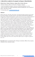 Cover page: A data-driven analysis of occupant workspace dissatisfaction