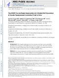 Cover page: The HOPE social media intervention for global HIV prevention in Peru: a cluster randomised controlled trial