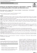 Cover page: Menstrual cycle-dependent alterations in glycosylation: a roadmap for defining biomarkers of favorable and unfavorable mucus