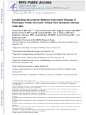 Cover page: Longitudinal Associations between Concurrent Changes in Phenotypic Frailty and Lower Urinary Tract Symptoms among Older Men