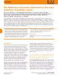 Cover page: The Melbourne Consensus Statement on the early detection of prostate cancer