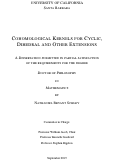 Cover page: Cohomological Kernels for Cyclic, Dihedral and Other Extensions