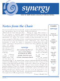 Cover page of synergy, Fall 2004