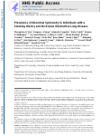 Cover page: Prevalence of abnormal spirometry in individuals with a smoking history and no known obstructive lung disease.