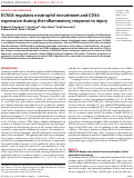 Cover page: ECRG4 regulates neutrophil recruitment and CD44 expression during the inflammatory response to injury