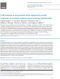 Cover page: Collectivism is associated with enhanced neural response to socially salient errors among adolescents.