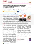 Cover page: Microstructure-Reconfigured Graphene Oxide Aerogel Metamaterials for Ultrarobust Directional Sensing at Human-Machine Interfaces.