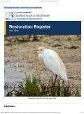 Cover page of UCSB Restoration Register - May 2023