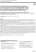 Cover page: Association of advanced age with procedural complications and in-hospital outcomes from left atrial appendage occlusion device implantation in patients with atrial fibrillation: insights from the National Inpatient Sample of 36,065 procedures