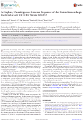 Cover page: A Gapless, Unambiguous Genome Sequence of the Enterohemorrhagic Escherichia coli O157:H7 Strain EDL933