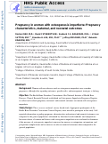 Cover page: Pregnancy in women with osteogenesis imperfecta: pregnancy characteristics, maternal, and neonatal outcomes