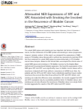 Cover page: Attenuated NER expressions of XPF and XPC associated with smoking are involved in the recurrence of bladder cancer.