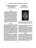 Cover page: Categorical Perception in Facial Emotion Classification