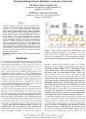 Cover page: Production Expectations Modulate Contrastive Inference