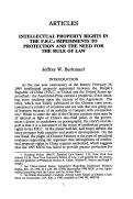 Cover page: Intellectual Property Rights in the P.R.C.: Impediments to Protection and the Need for the Rule of Law