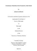 Cover page: Evolutionary Naturalism and the Normativity of the Mental