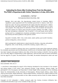 Cover page: Subir las noticias al bajar del monte: El experimento de las FARC en Cuba con la televisión en línea, 2012–2016"