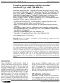 Cover page: Complete genome sequence of Stackebrandtia nassauensis type strain (LLR-40K-21T)