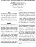 Cover page: A Qualitative Analysis of Expert-Expert Differences in Understanding Aquariums