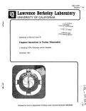 Cover page: FRAGMENT INTERACTIONS IN NUCLEAR DISASSEMBLY