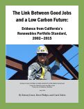 Cover page: The Link Between Good Jobs and a Low Carbon Future