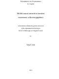 Cover page: Mobile sensor network to monitor wastewater collection pipelines