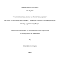 Cover page: "You Can't Just Jump Into the Icy Pool of Metacognition": The Value of Networking and Community Building in California Community Colleges' Reading Apprenticeship Project