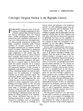 Cover page: Coleridge's Marginal Method in the Biographia Literaria