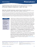 Cover page: Targeted therapy with nanatinostat and valganciclovir in recurrent EBV-positive lymphoid malignancies: a phase 1b/2 study.