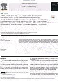 Cover page: Tehran cohort study (TeCS) on cardiovascular diseases, injury, and mental health: Design, methods, and recruitment data.