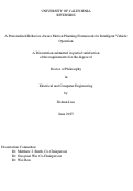 Cover page: A Personalized Behavior-Aware Motion Planning Framework for Intelligent Vehicles Operation