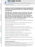 Cover page: Guidelines of care for the management of atopic dermatitis: Section 4. Prevention of disease flares and use of adjunctive therapies and approaches.