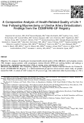 Cover page: A Comparative Analysis of Health-Related Quality of Life 1 Year Following Myomectomy or Uterine Artery Embolization: Findings from the COMPARE-UF Registry.