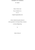 Cover page: Reactor Analysis and Process Synthesis for a Class of Complex Sequential Reactions