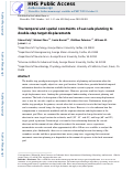 Cover page: The temporal and spatial constraints of saccade planning to double-step target displacements