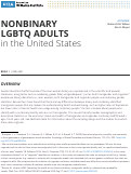 Cover page: Nonbinary LGBTQ Adults in the United States