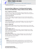 Cover page: Racial and Ethnic Differences in Self-Reported Periodontal Disease in the Multi-Ethnic Study of Atherosclerosis (MESA).