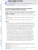 Cover page: Association between modified frailty index and surgical outcomes in intradural skull base surgery