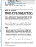 Cover page: Poor accordance to a DASH dietary pattern is&nbsp;associated with higher risk of ESRD among&nbsp;adults&nbsp;with moderate chronic kidney&nbsp;disease&nbsp;and&nbsp;hypertension.