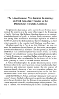 Cover page: <em>The Advertisement</em>: New-feminist Re-readings and Old-fashioned Triangles in the Dramaturgy of Natalia Ginzburg