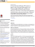 Cover page: A Cross-Sectional Study of Prisoners in Mexico City Comparing Prevalence of Transmissible Infections and Chronic Diseases with That in the General Population