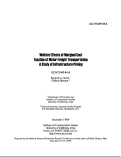 Cover page: Welfare Effects of Marginal Cost Taxation of Motor Freight Transportation: A Study of Infrastructure Pricing