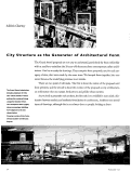 Cover page: City Structure as the Generator of Architectural Form     [Housing on Toronto's Main Streets]
