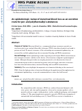 Cover page: An Epidemiologic Review of Menstrual Blood Loss as an Excretion Route for Per- and Polyfluoroalkyl Substances.