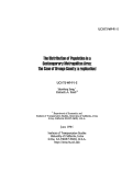 Cover page: The Distribution of Population in a Contemporary Metropolitan Area: The Case of Orange County (A Replication)